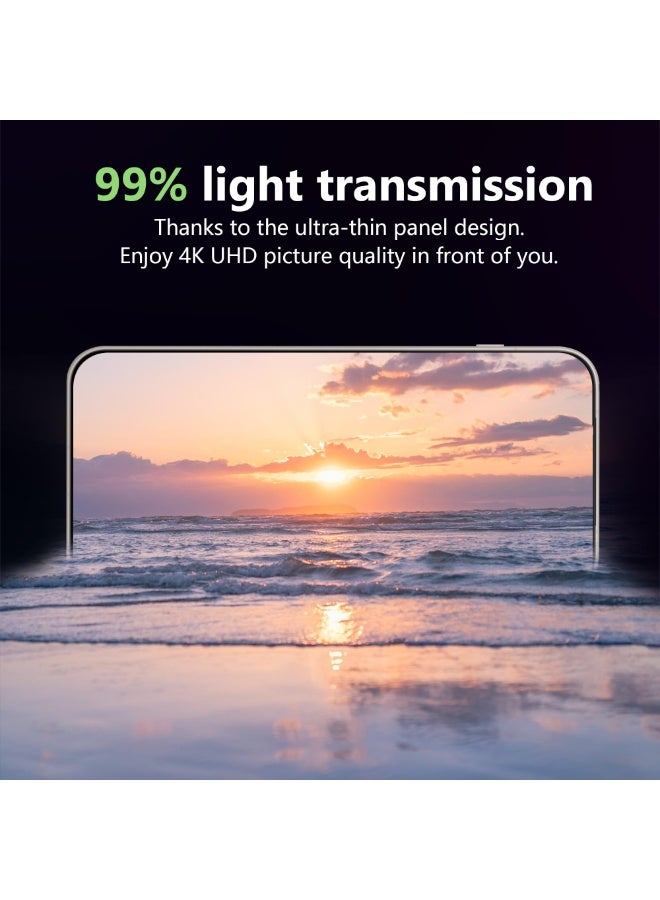 عام [3+3 قطع] واقي شاشة زجاجي مقوى وواقي عدسة كاميرا متوافقان مع ون بلس 15 5G، دعم فتح البصمة، صلابة 9H مقاوم للخدوش وخالي من الفقاعات. - Image 4