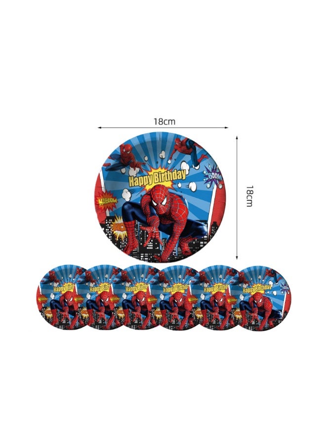 general Boys and Girls Birthday Party Decoration Disposable Supplies Theme Set - Image 4