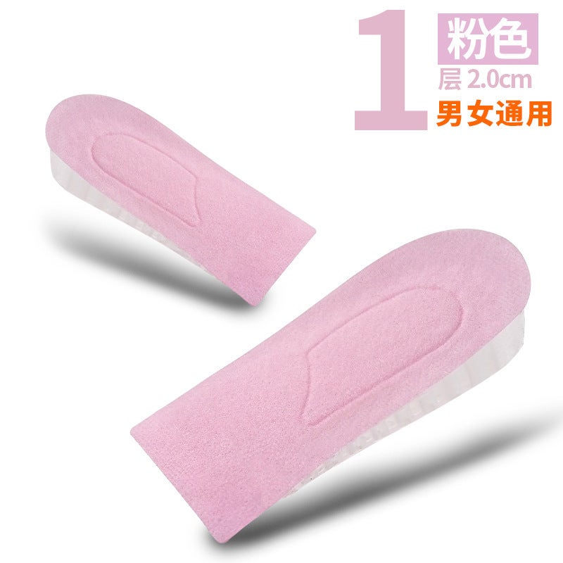 Invisible Height Increase Insoles Pink 1 layer 2cm 