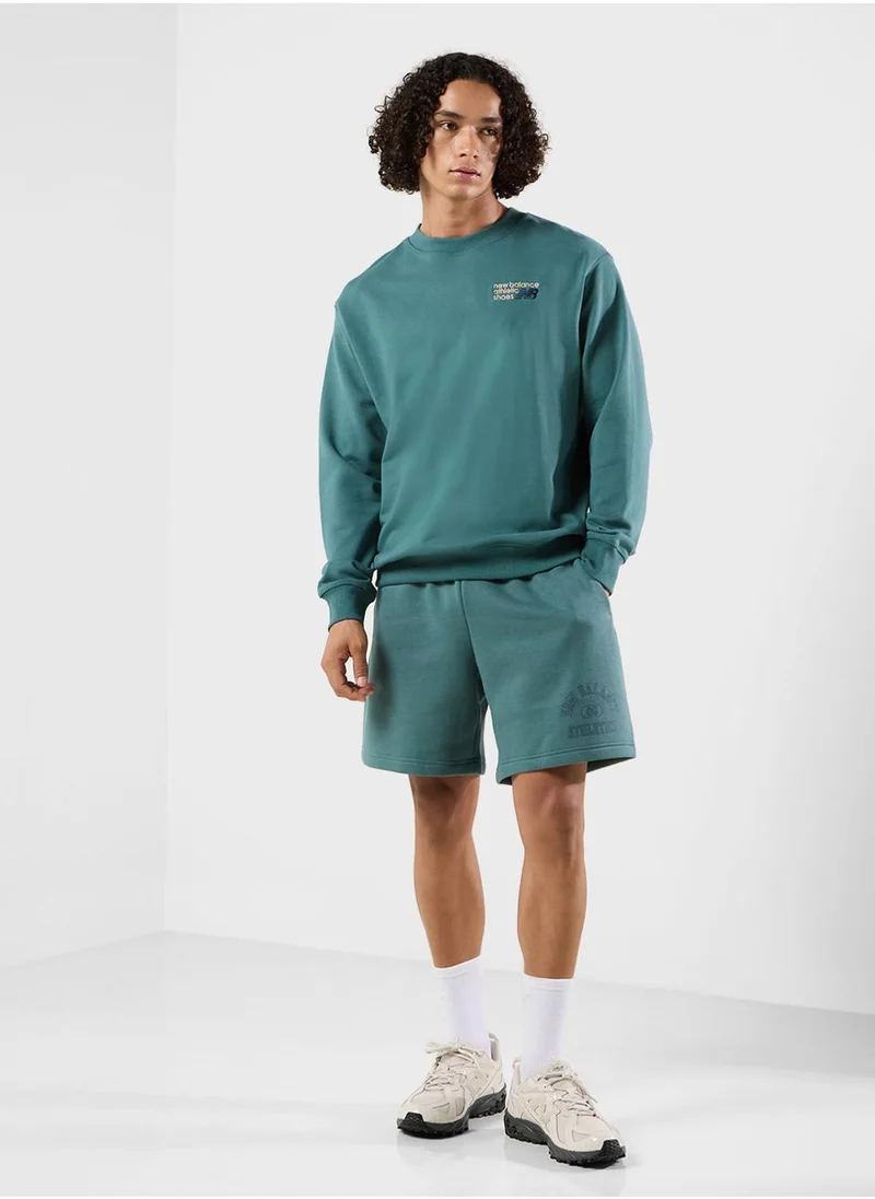 New Balance Athletics Relaxed Logo  Hoddie