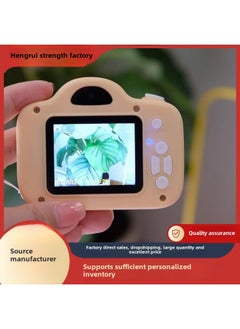 Generic High Definition Dual Camera Digital Camera Can Take Photos And Pass Mobile Phone Student Party Gift Price Video Recorder-Body Color:Khaki Yellow (hd Dual Camera Can Be Selected) - 64g Memory Card Comes With Card Reader Adapter  - Image 4