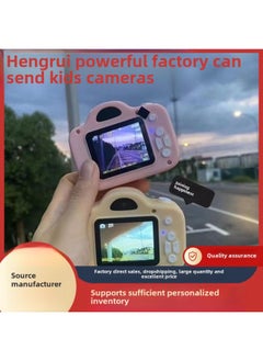 Generic High Definition Dual Camera Digital Camera Can Take Photos And Pass Mobile Phone Student Party Gift Price Video Recorder-Body Color:Khaki Yellow (hd Dual Camera Can Be Selected) - 64g Memory Card Comes With Card Reader Adapter  - Image 5