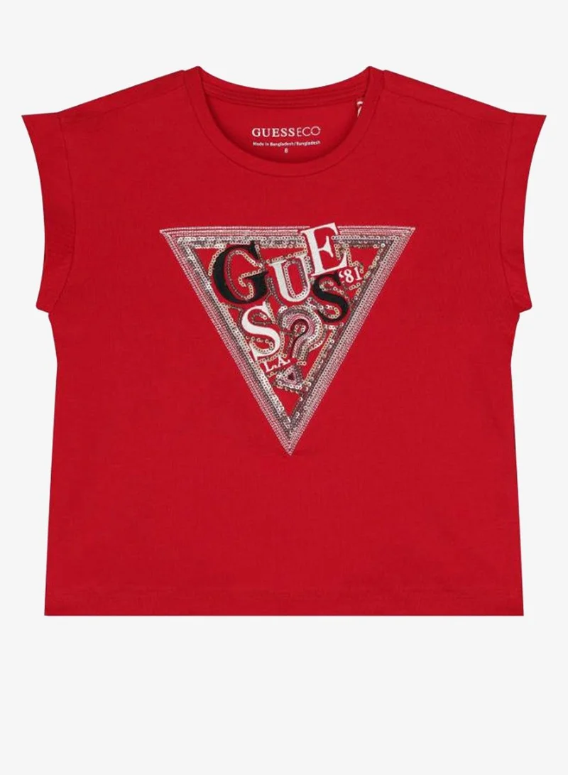 جس تيشيرت برقبة دائرية برسومات شبابية