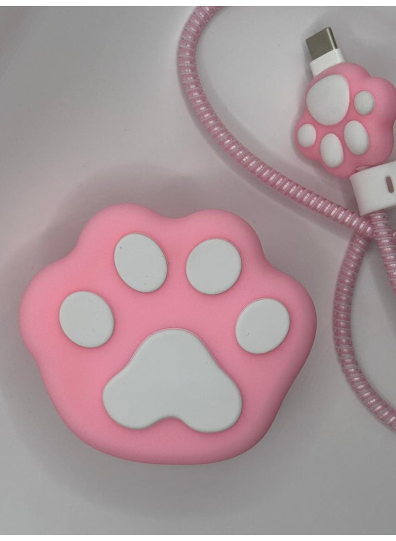 iPhone Charger Cover – Cute Cat - Image 1
