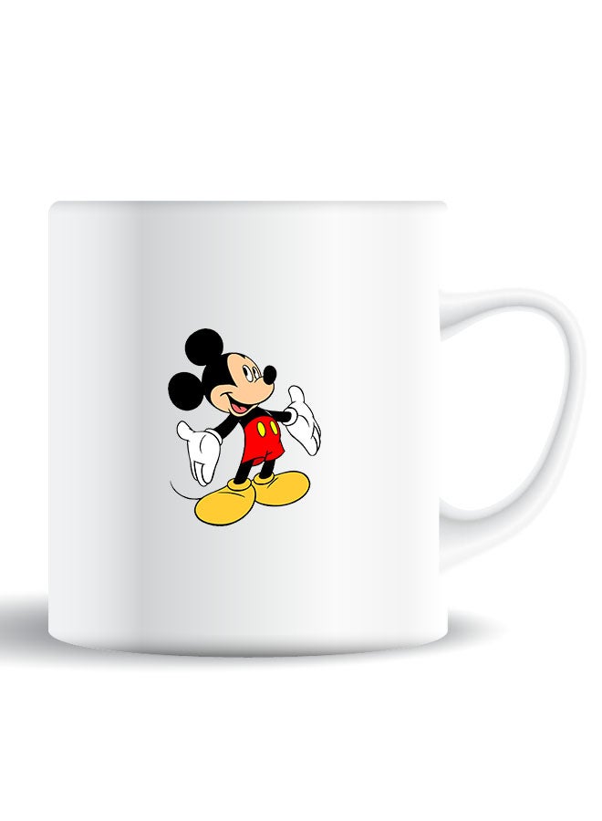 Theodor Premium Quality Two Sided Printed Coffee Mug Tea Cup Mickey Mouse 1 For Home Office, Kids Men Women  - Image 1