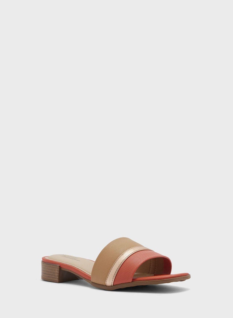 MODARE Mid Heels Sandals for Women – Sling Back Heel Sandals for Girls with Ankle Strap - Image 2