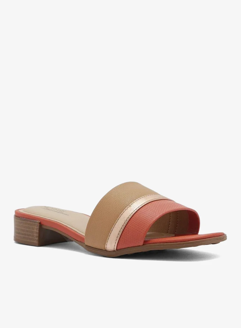 مودار صنادل بكعب متوسط للنساء - صنادل بكعب مفتوح من الخلف للبنات مع رباط للكاحل