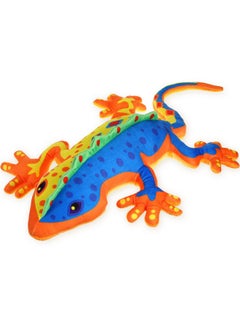 Civaner 22 Inches Realistic Lizard Stuffed Animal Plush Toy With Spots Colorful Gecko Stuffed Animal Sturdy Gecko Plush Reptilian Toy Huggable Birthday Gift For Little Person Teens (Yellow)  - Image 1