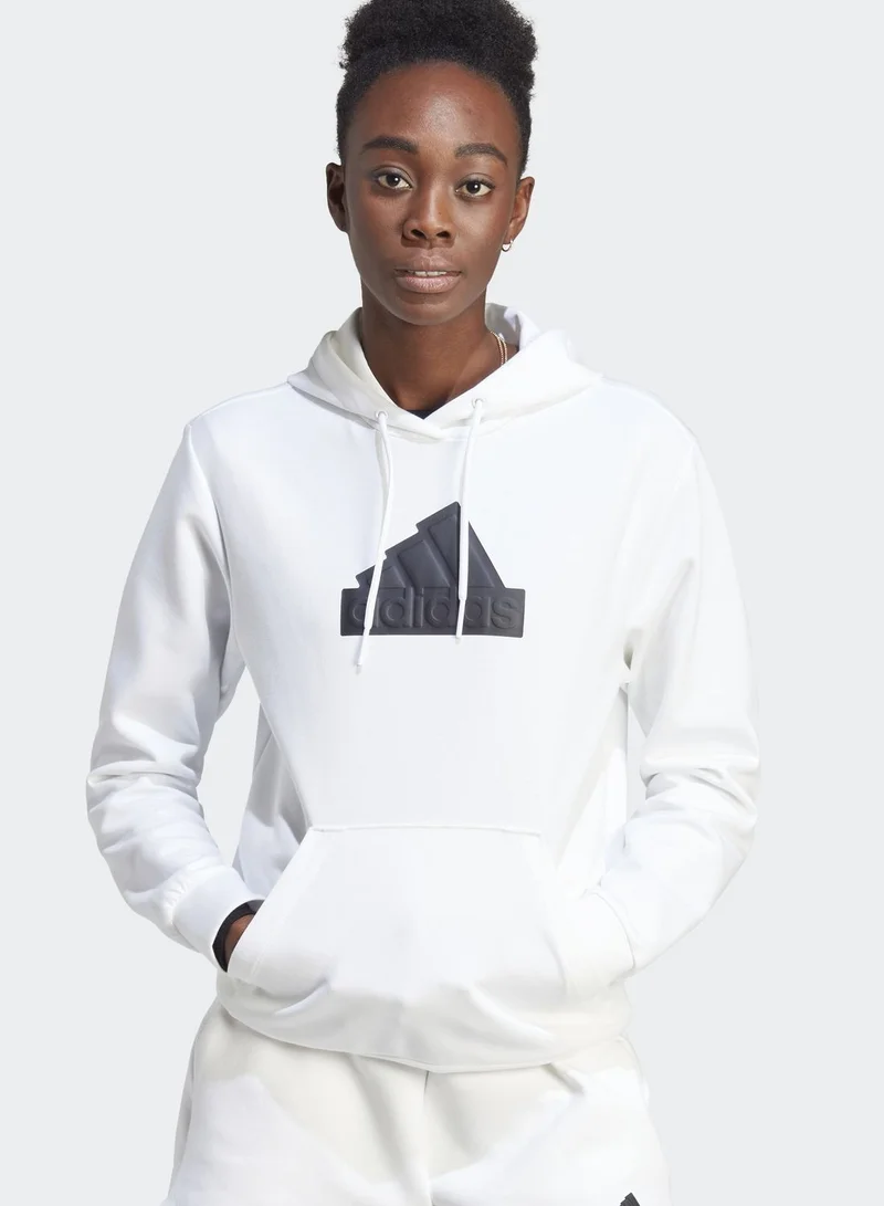 Adidas Future Icons Badge Of Sport Bomber Hoodie
