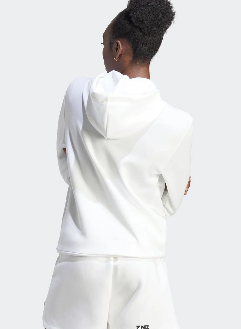 Adidas Future Icons Badge Of Sport Bomber Hoodie