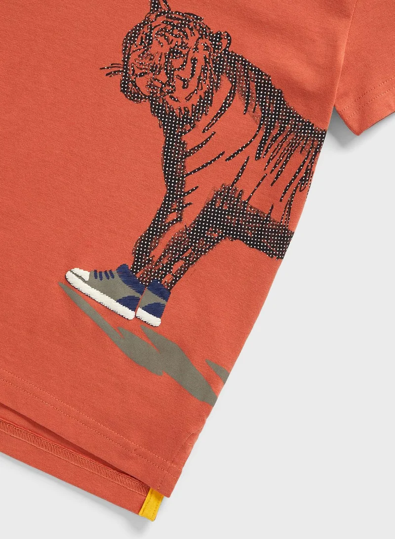 mothercare Kids Tiger Print T-Shirt