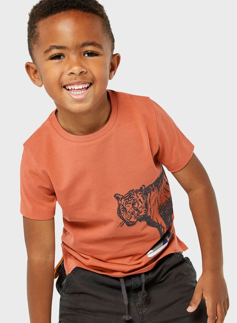 mothercare Kids Tiger Print T-Shirt