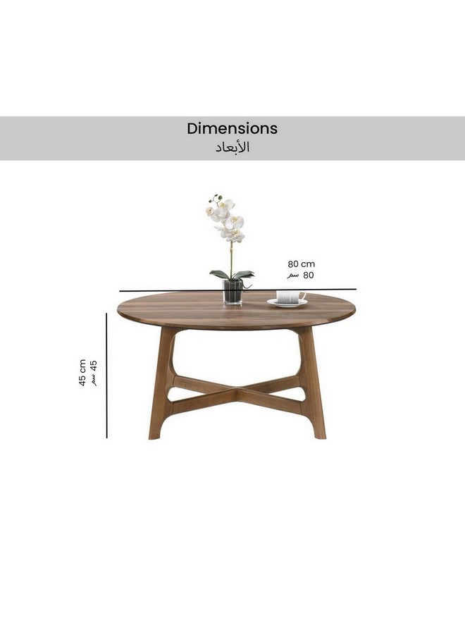 Round High-Quality And Durable Coffee Table Brown 10.6 X 88 X 88 Cm Maeve_C_Rd800 - pzsku/Z18D435D84AFB00627995Z/45/_/1737436763/927a7b54-7b96-4c27-9423-f18f42395eae