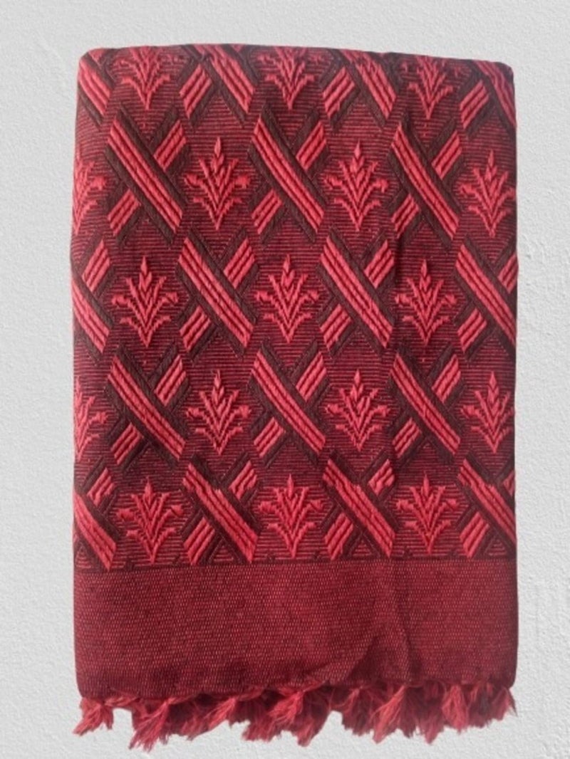 nissi Single Size Poly Cotton Blanket (Blanket) (red) - Image 3