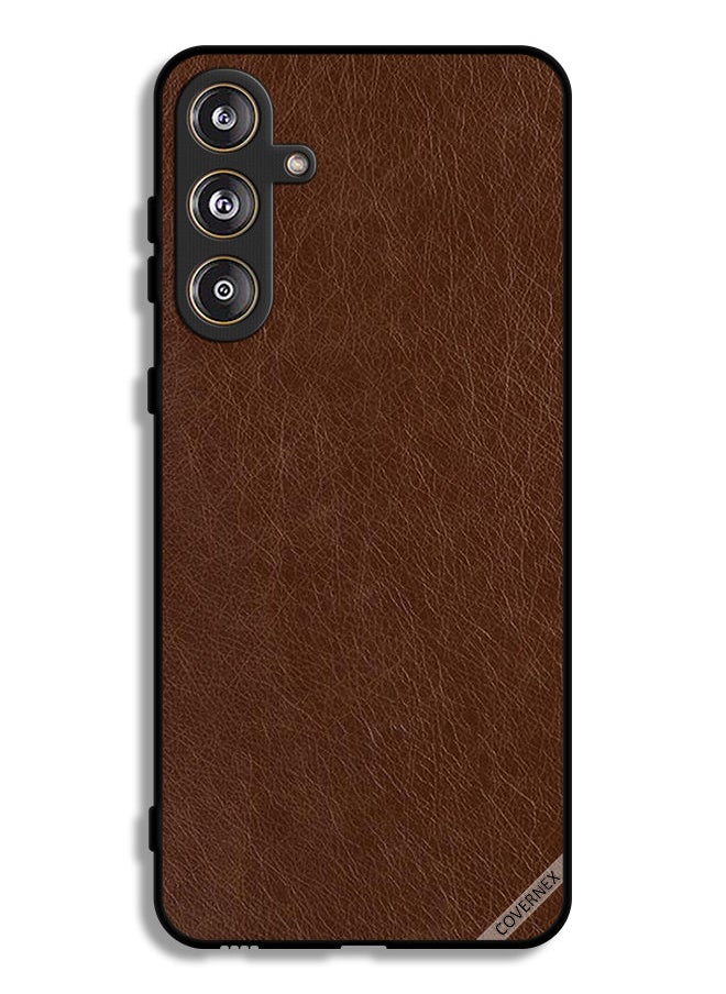 Covernex Samsung Galaxy M55 5G Protective Case Cover Leather Pattern  - Image 1
