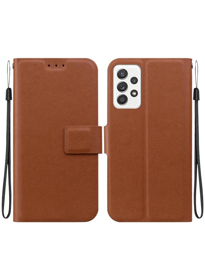 اس-توب جراب لهاتف Samsung Galaxy A52 4G / 5G جراب هاتف جلدي فائق النحافة مزود بإبزيم مغناطيسي - Image 1