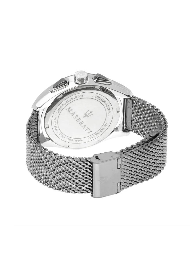 Maserati - Maserati Men's Traguardo Analog Display Analog Quartz Silver Watch - R8873612005 - Image 1