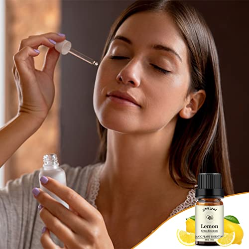 yethious Lemon Essential Oils for Diffuser & Aromatherapy Pure Lemon Oil for Skin, Hair Gift Oils - 10ML - Image 5