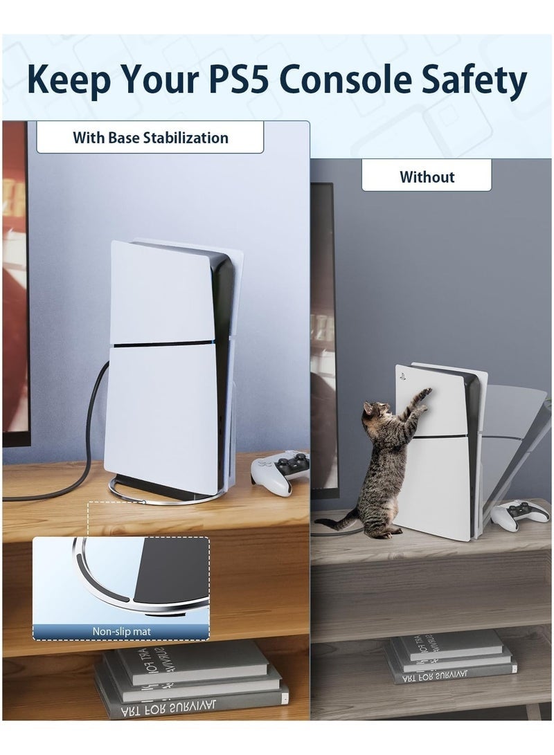 HL-Tech Vertical Stand for PS5 Consoles - Playstation 5 Slim Base Accessories - Image 5