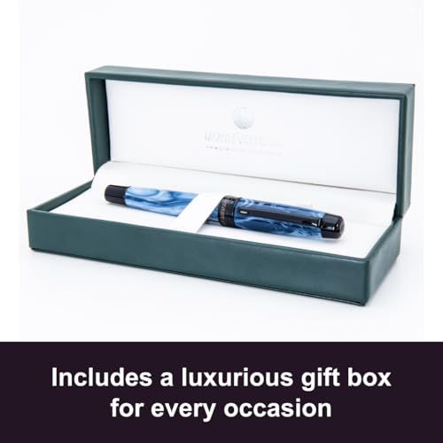 Monteverde Prima Fountain Pen Blue Swirl - S - Image 2