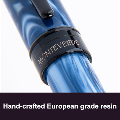 Monteverde Prima Fountain Pen Blue Swirl - S - Image 4