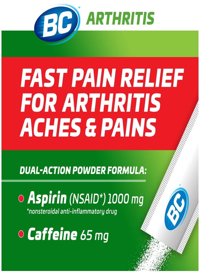 BC Powder Arthritis Pain Reliever, Aspirin Dissolve Packs, 50 Count Powder Packets - Image 2