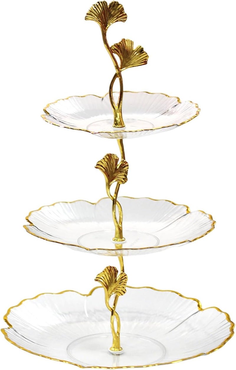 BetterJonny 3 Tier Cupcake Stand, BetterJonny Acrylic Tiered Cake Stand, Cupcake Display Stand Dessert Stands, 3 Tier Cupcake Serving Stand for Tea Party, Baby Shower, Birthday, Wedding - Image 1
