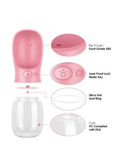 Multifunctional Leakproof Pet Water Bottle Pink/Clear - pzsku/Z18D49B7DF36F657239BCZ/45/_/1662559200/bd07c3da-b442-4dd3-8cea-e5ae5bad3245