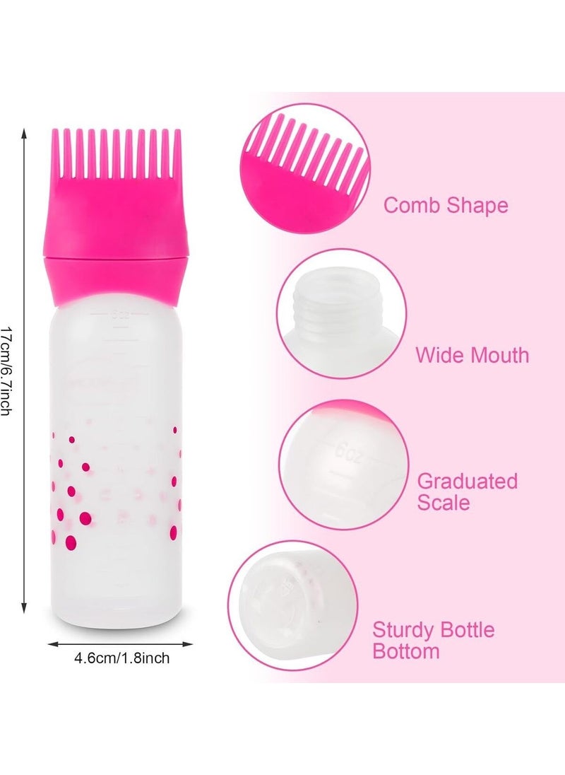 Toyfest Comb Hair Coloring Oiling Conditioning Bottle with Chamber - 1 Piece  - Image 5
