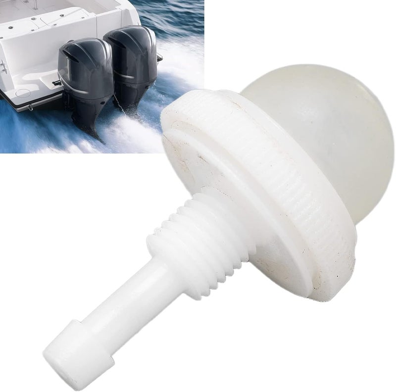 ANGGREK Fuel Primer Button, Fuel Primer Bulb F681046 White Lightweight Replacement For Gamefisher 9.9 15 5 7.5 25 - Image 4