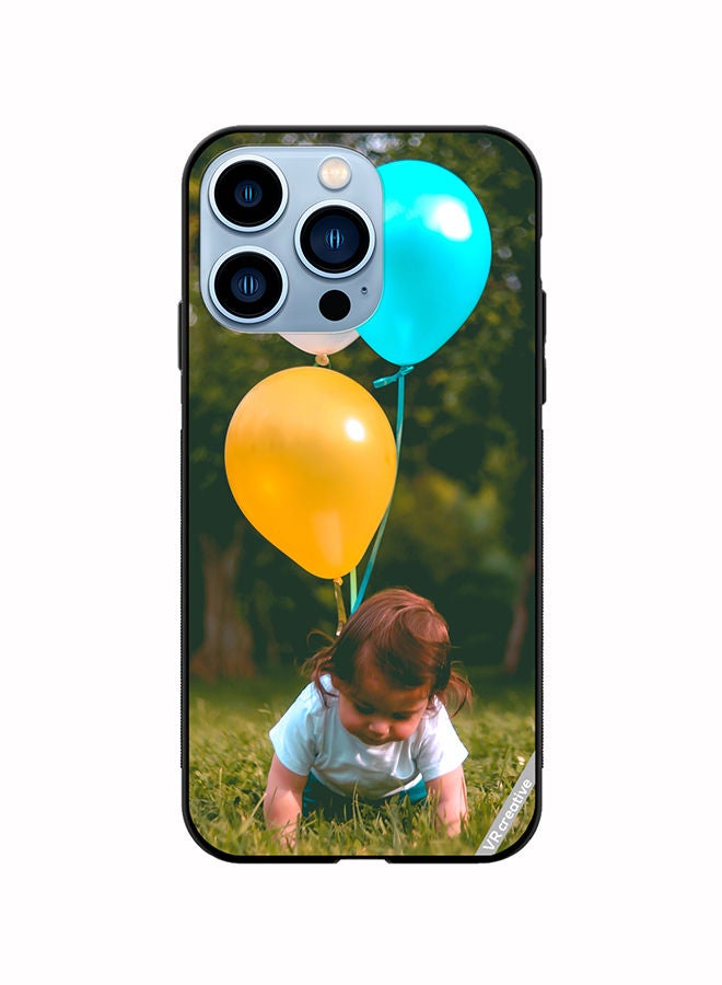 VR CREATIVE Protective Case Cover For Apple iPhone 14 Pro Max Boy With Balloons Design Multicolour - Image 1