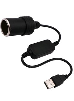KASTWAVE USB A Male to 12V Car Socket Female Converter Cable  - Image 1
