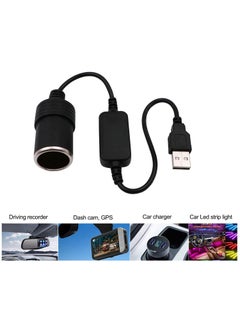 KASTWAVE USB A Male to 12V Car Socket Female Converter Cable  - Image 5