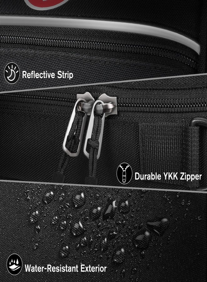 MEDMAX Insulin Cooler EpiPen Carrying Case Insulated, Travel Medication Diabetes Supplies Organizer Bag with Shoulder Strap for Asthma Inhaler, Auvi-Q, Allergy Medicine Essentials (Black) - Image 4