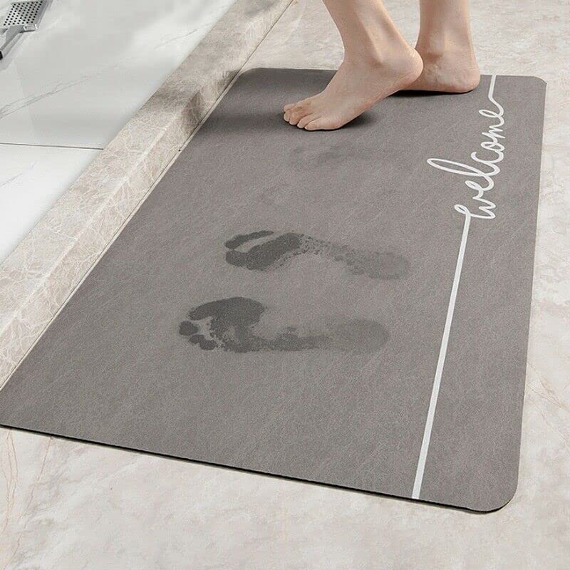 skyzone Water Absorbent mats for Bathroom Kitchen Floor mat Door Bathroom mat for Entrance Anti Slip mat for Bathroom Floor Foot Anti Skid Bathroom Shower mat (Multi Color & Design) - Image 4