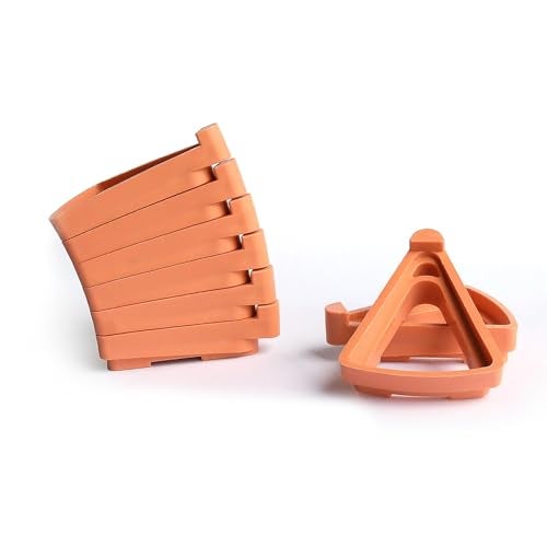 DIANZHU 12Pcs Flower Plant Pot Feet,Pot Toes Pot Lifters Supports Small to Large Flower Planters,Invisible Flower Pot Risers,Potted Plant Stand Feet,Flower Pot Feet Rack for Indoor and Outdoor Planters - Image 5