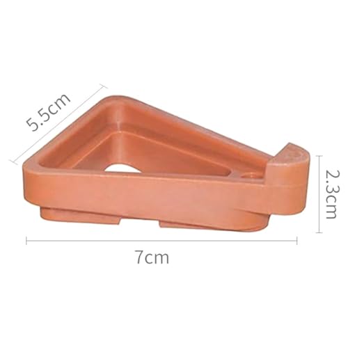 DIANZHU 12Pcs Flower Plant Pot Feet,Pot Toes Pot Lifters Supports Small to Large Flower Planters,Invisible Flower Pot Risers,Potted Plant Stand Feet,Flower Pot Feet Rack for Indoor and Outdoor Planters - Image 4