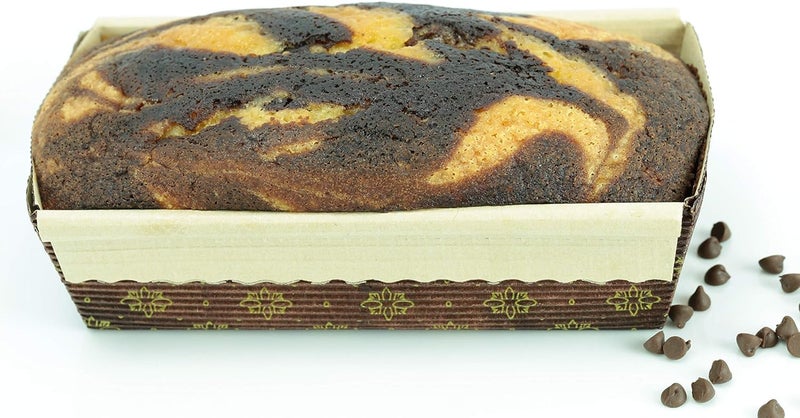 SMARTBUYER SMARTBUYER New Premium Paper Baking Loaf Pan Nonstick Disposable All Natural Eco Friendly for Chocolate Cake Banana Bread - Image 2