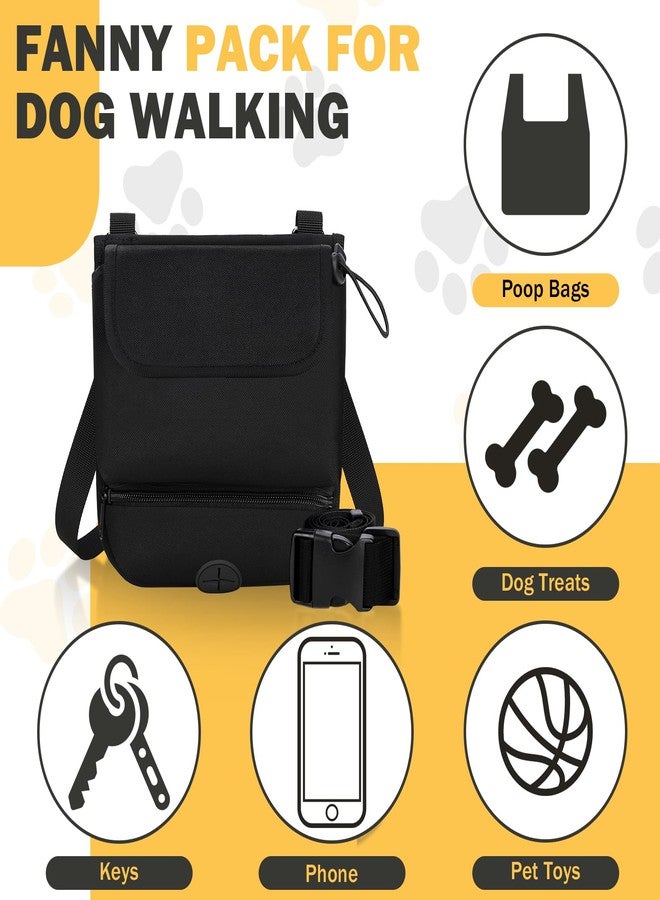 SIDESUGAR Dog Training Treat Pouch with 2-Cup Silicone Liner & Built in Poop Bag Holder Treat Pouches for Pet Training Adjustable Strap Fanny Pack for Dog Walking Wear Resistant Puppy Treat Snack Bag - Image 3