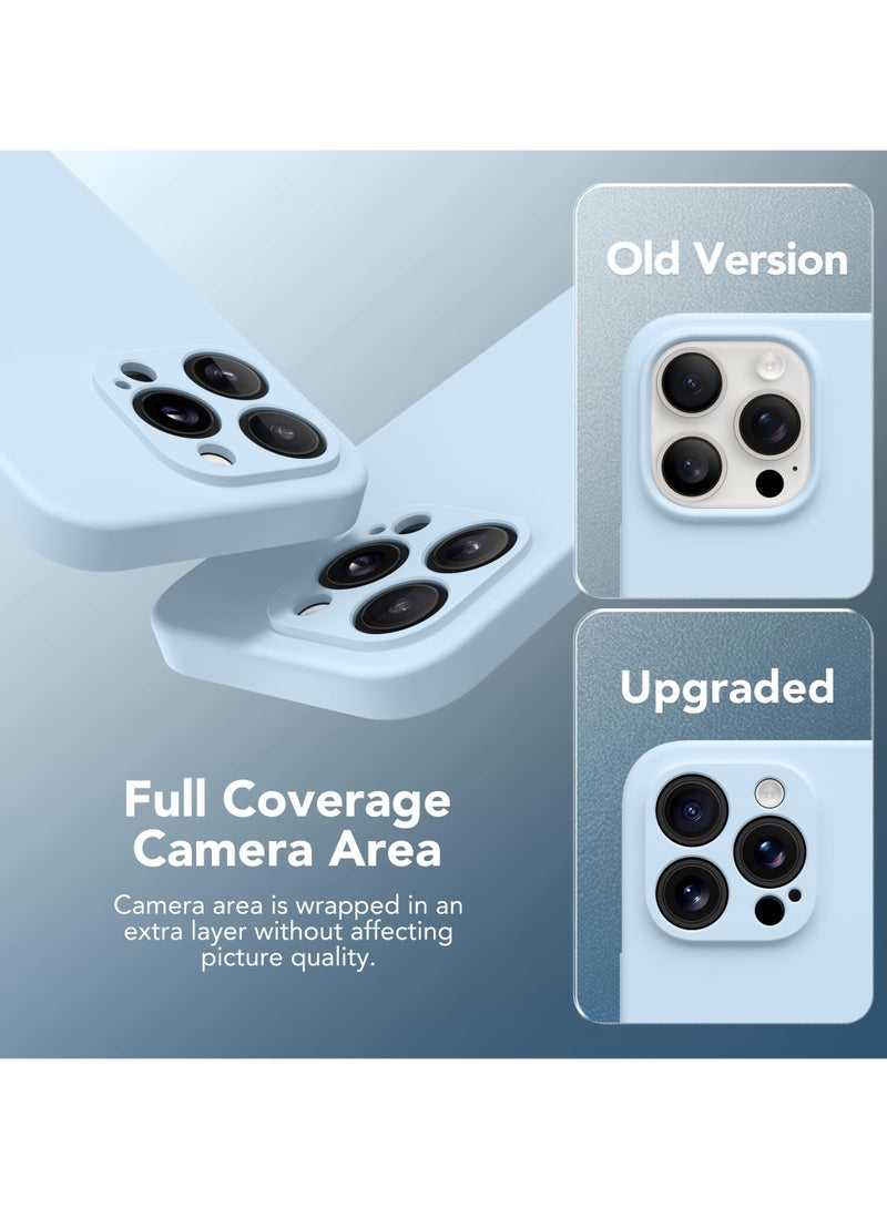 SUYDANBOX Magnetic for iPhone 15 Pro Max Case Compatible with MagSafe [Full Camera Protection][Screen Protector] Silicone Shockproof Protective Phone Case for iPhone 15 Pro Max 6.7" Light Blue - Image 5