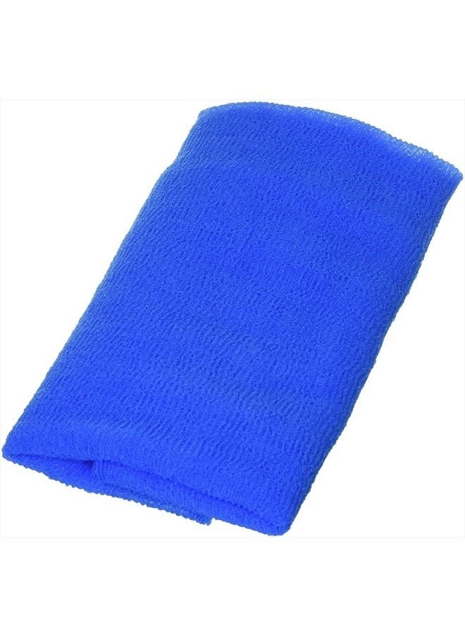 OHE Cure Series Japanese Exfoliating Bath Towel From OHE - Super Hard Weave - Blue, 120cm -Value Set of 2  - Image 4