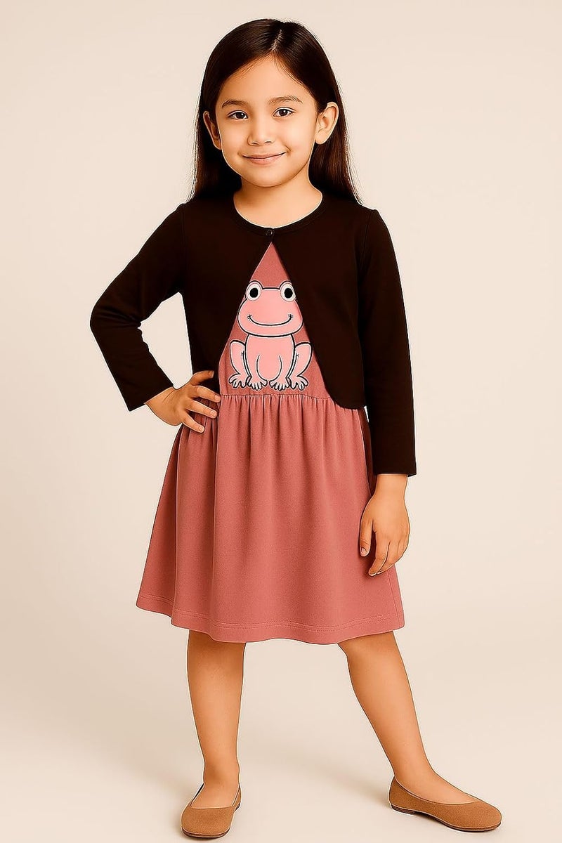 KRYPTIC Kids Girls Crop Length Cotton Shrug - Soft Lightweight Open Front Layer for Stylish Everyday Wear - Image 5