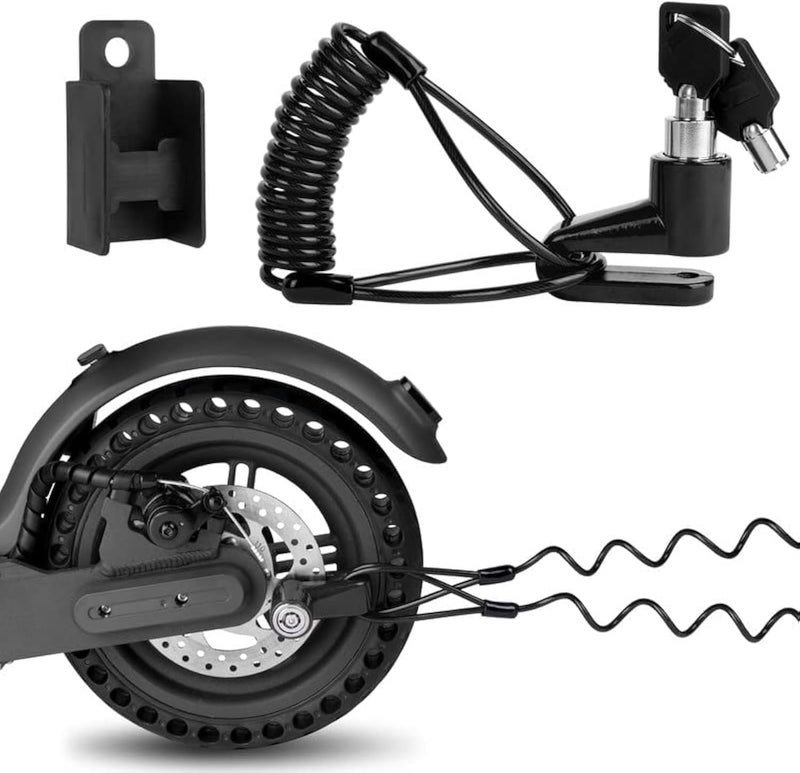 Ainiv Bike Lock, Disc Brake Lock, 1300mm/12mm Cycling Cable Lock with 2 Keys,Electric Scooter Lock Accessory Anti-Theft for Xiaomi M365/Pro,Bike, Electric Bike, Skateboards, Strollers, Lawnmowers - Image 1