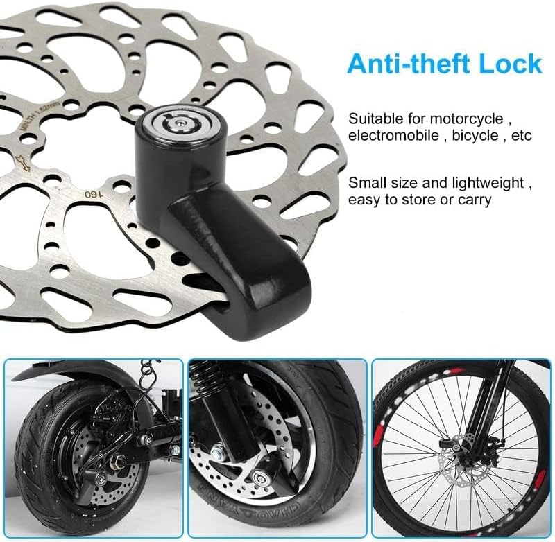 Ainiv Bike Lock, Disc Brake Lock, 1300mm/12mm Cycling Cable Lock with 2 Keys,Electric Scooter Lock Accessory Anti-Theft for Xiaomi M365/Pro,Bike, Electric Bike, Skateboards, Strollers, Lawnmowers - Image 5
