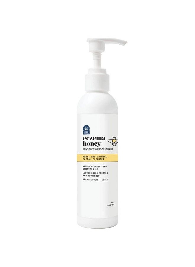 ECZEMA HONEY - Oatmeal Facial Cleanser Natural Eczema Face Wash Prevents Breakouts Daily Gentle Face Cleanser For Dry Itchy Sensitive & Irritable Skin (6 Oz) - Image 1