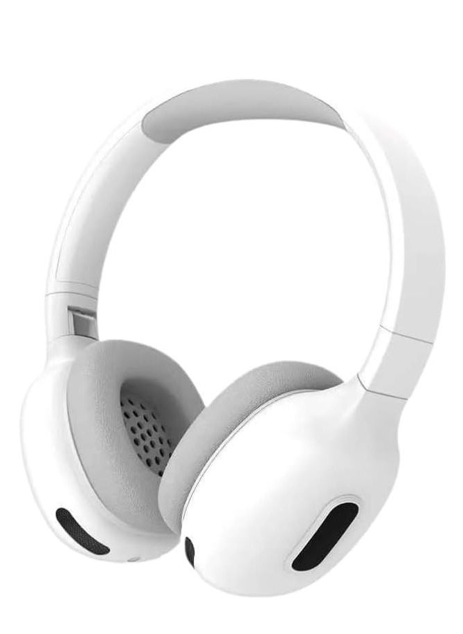 Generic MAX PRO Wireless Headset - Hi-Fi Sound - 120H Standby - 150mAh Battery Capacity-WHITE  - Image 1