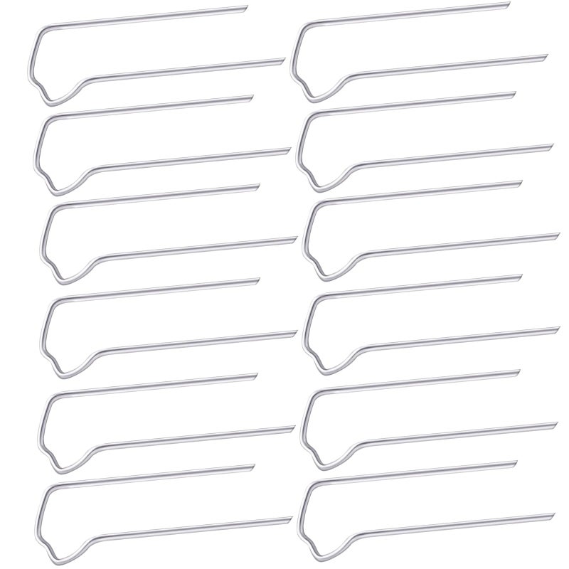 Sunenlyst Floral Pins17 Inch UShape Plant Pin 80Pcs UPins for Indoor Plants Straw Wreaths Greening Fern Craft Sewing Pin for Floral Picks Foam DIY Sewing Project Holiday Flower Arrangements - Image 3