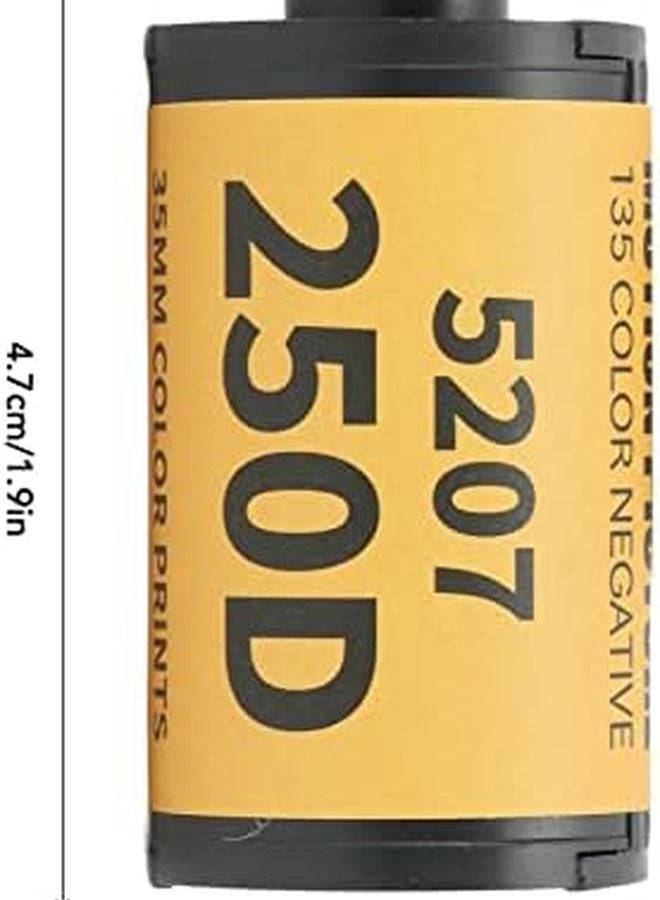 فيلم ملون مقاس 35 مم 12 ورقة حساسية ضوئية 200-250 درجة عملية ECN-2 للكاميرا 135 - Image 3