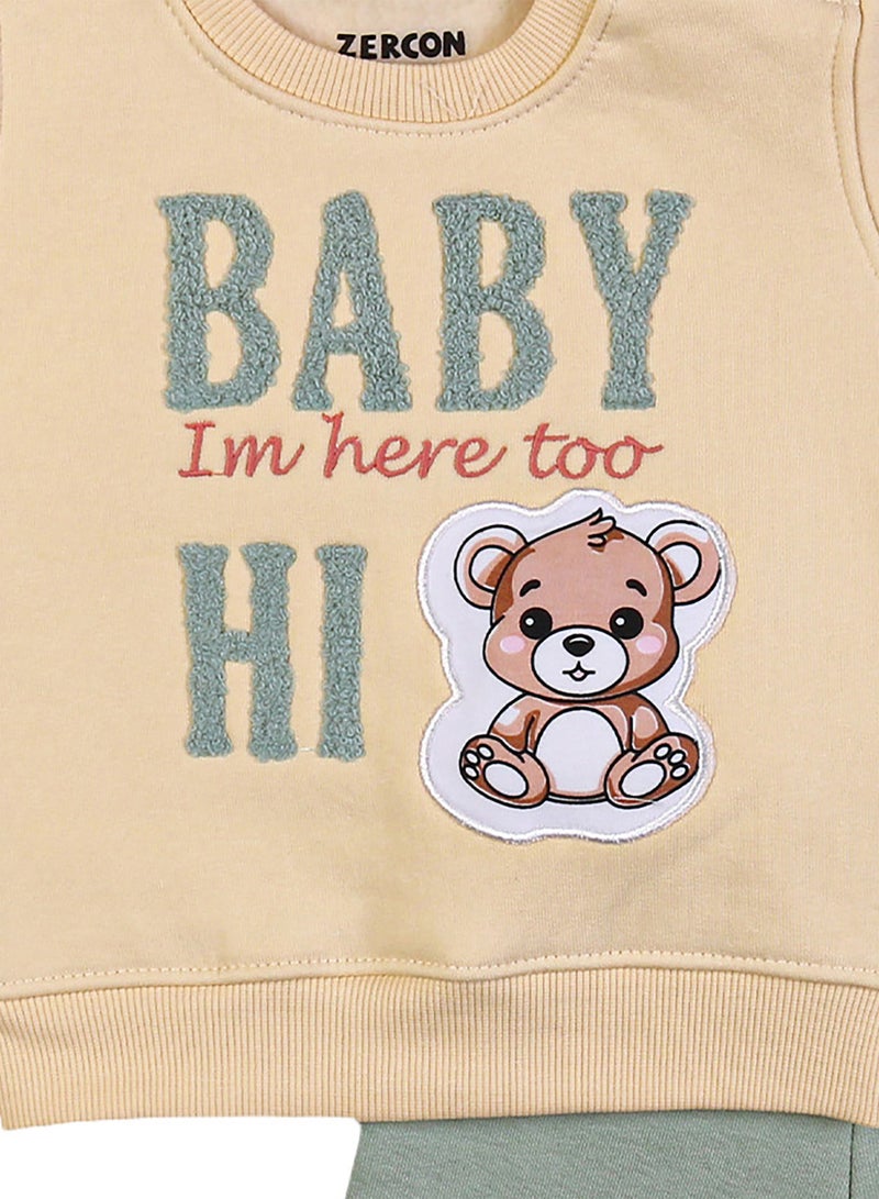 زيركون بيجامة شتوي لحديثي الولادة -  1243 - Image 2