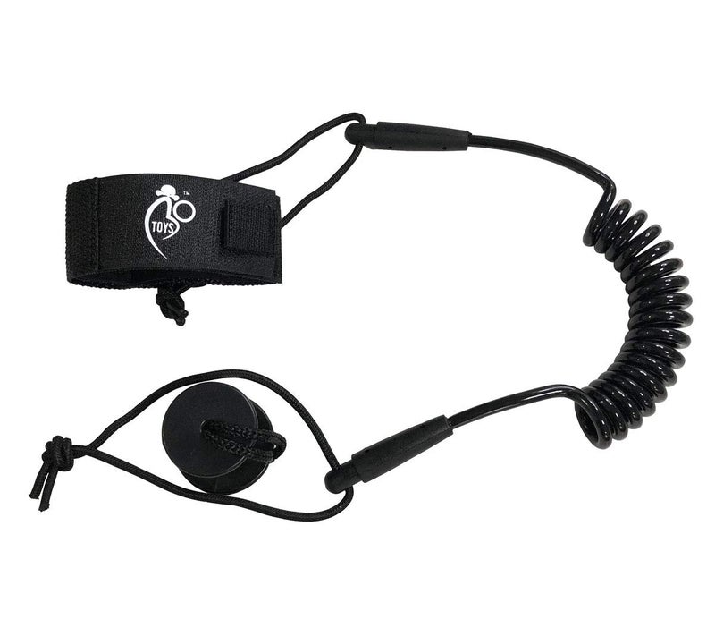 Bo-Toys Body Board Coiled PRO Wrist Leash Comfortable Lightweight Padded Neoprene Cuff - Image 4
